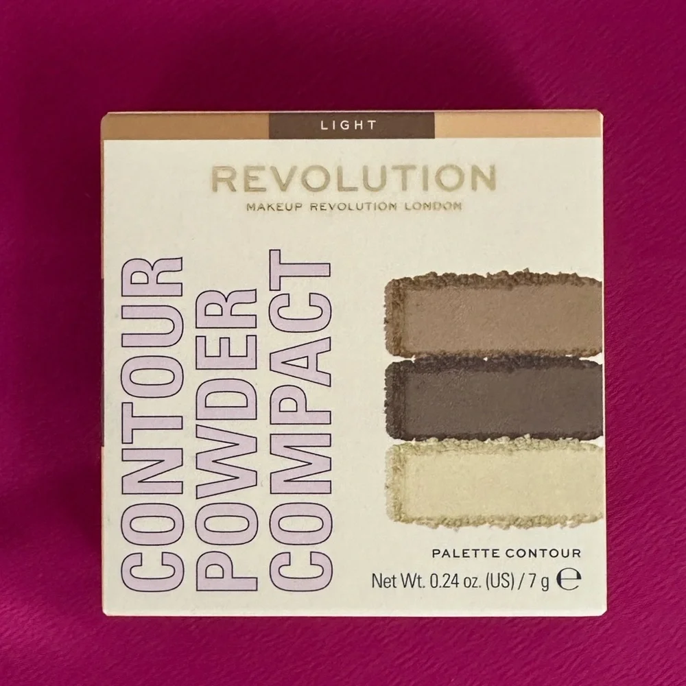 Revolution Face Powder Contour Compacts (Set of 2 )Light & Medium. New in box!